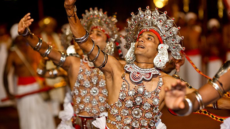 Traditional Sri Lankan Kandyan dance mask carving
