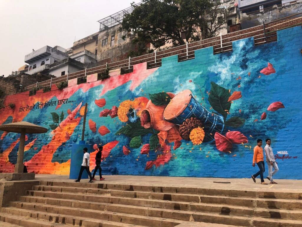 Varanasi street murals