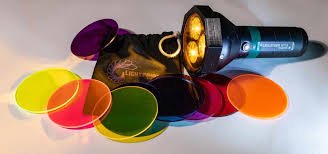 Close‑ups—hand‑painted flashlight, bamboo water filter, painted radio, etched tools