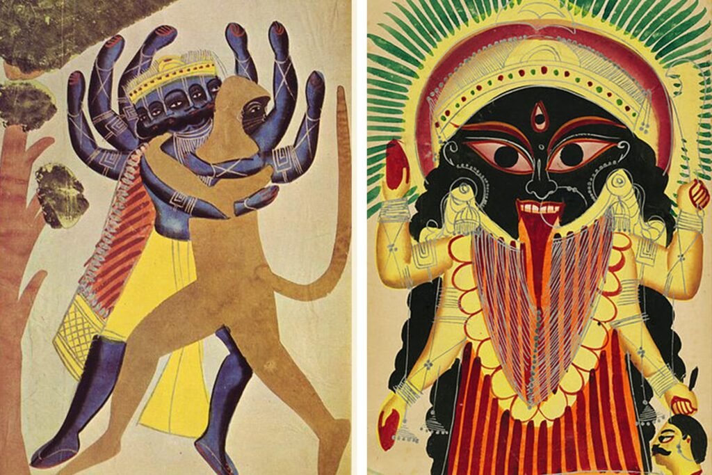 kalighat-paintings-diyartifacts