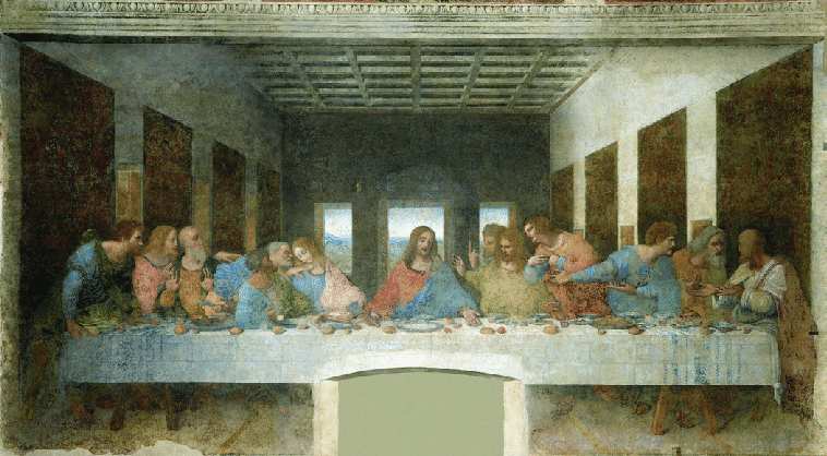 The Last Supper by Leonardo da Vinci (c. 1495–1498)