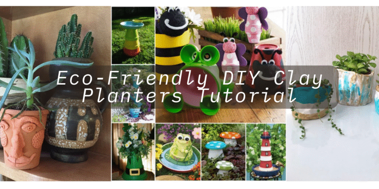 Eco-Friendly DIY Clay Planters Tutorial