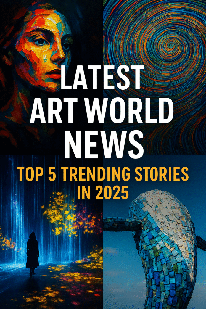Latest Art World News 2025
