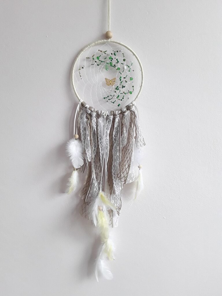 Pony bead home decor chandelier
