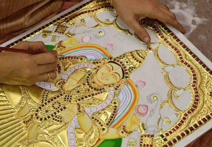 Mysore Painting Gold Foil